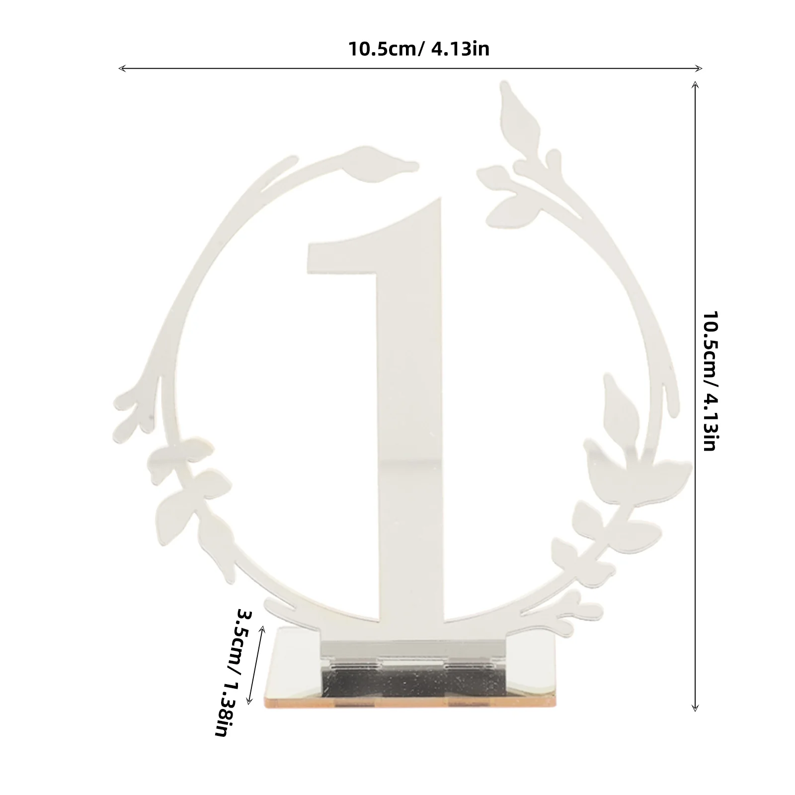 

10Pcs Acrylic Table Sign High Gloss Wedding Party Decor Reserved Seating Reserved Signs Acrylic Table Signs