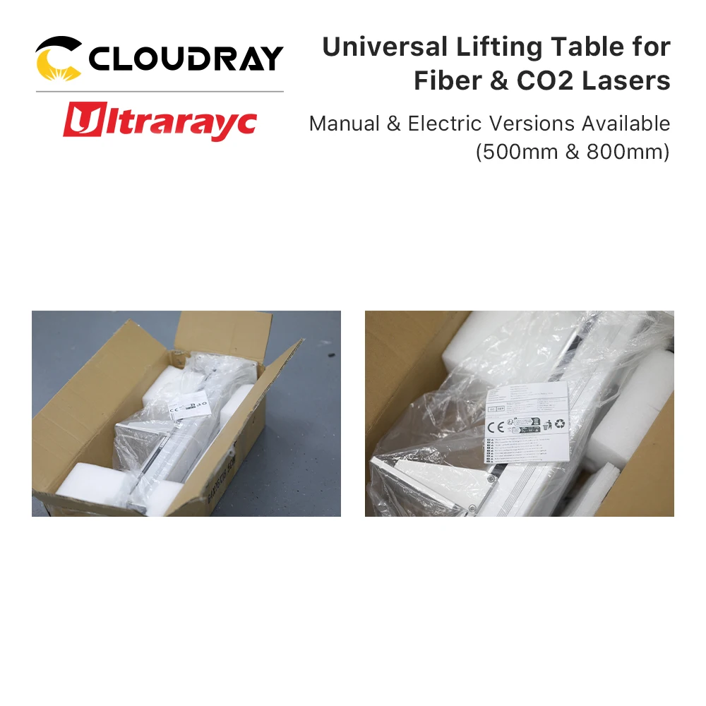 Ultrarayc Sợi Laser Đánh Dấu Một Phần Trục Z Nâng Bàn Cao 500 & 800Mm Có Động Cơ Cho DIY 1064nm Sợi đánh Dấu Một Phần