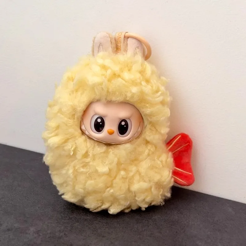 

Doll Clothes For Labubu Cute Fried Shrimp Onesie 1st 2nd 3rd Gen 17cm Sitting Party Yellow Outfit Doll Accessories Toy Dress-Up