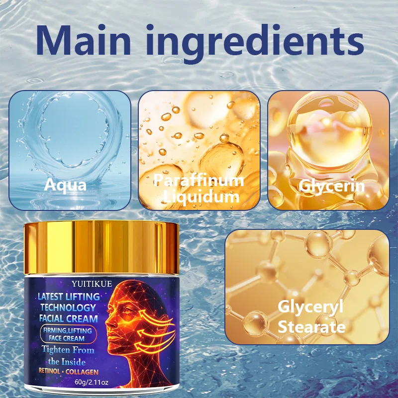YUITIKUE Retinol Collagen Lifting Facial Cream 60g, Advanced Firming Tech Tighten Skin & Lift Facial Contours view 6