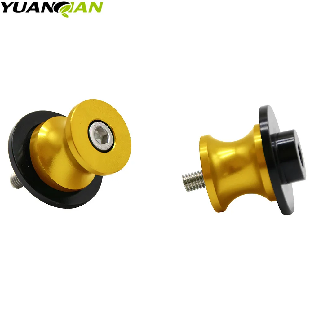 Swingarm المنزلق بكرات حامل مسامير لياماها YZF R3 YZFR3 YZF-R3 CNC دراجة نارية الملحقات أجزاء دراجة نارية مع الشعار