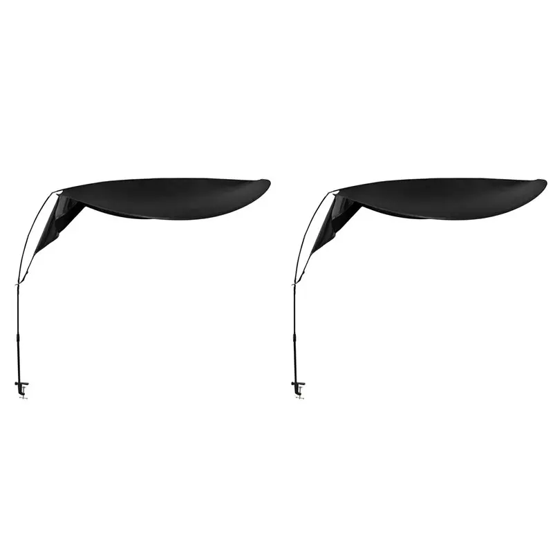 2X Adjustable Office Cubicle Desk Shade,Blocks Light And Visual Distractions,Extra-Large Portable Shade-[Jyqn A78G]