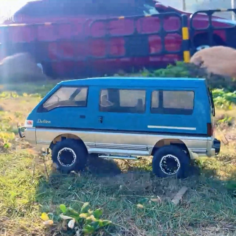 Novo ld1296 1:12 24g delica versão de transmissão de velocidade dupla carro de controle remoto simulação carro de controle remoto em escala completa