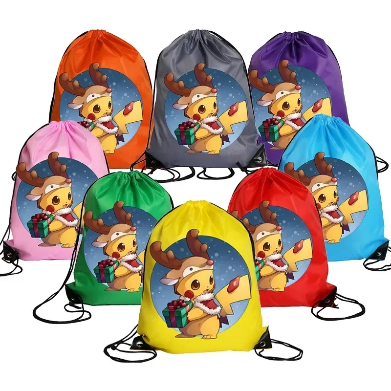 Нейлоновые-сумки-на-шнурке-для-девочек-с-изображением-покемонов-сумка-на-шнурке-с-рисунком-Пикачу-для-мальчиков-детский-рюкзак-kawaii-модная-сумка-для-хранения-подарок