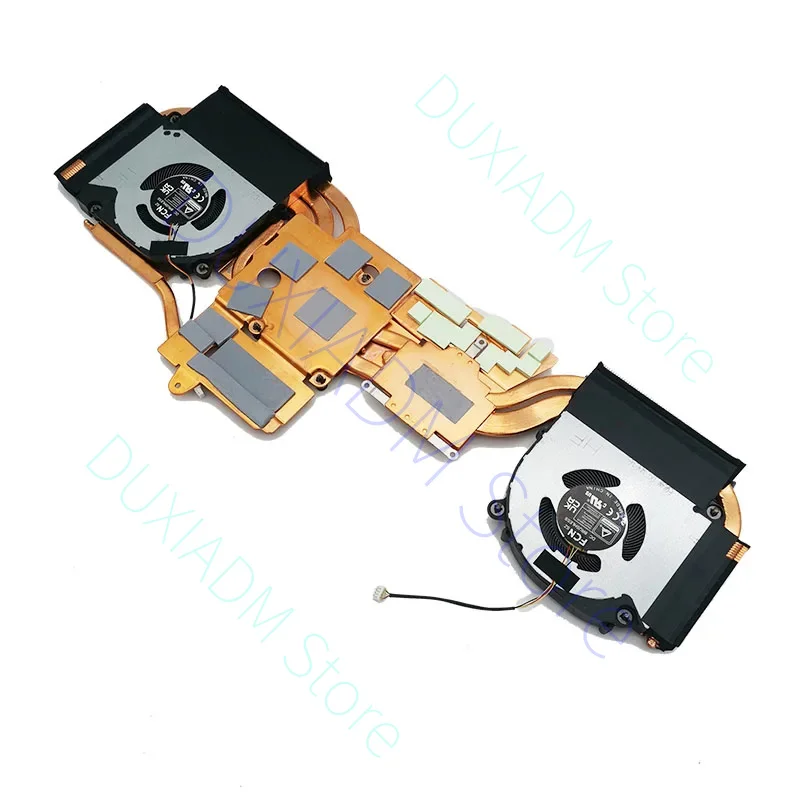 

New Laptop CPU GPU Heatsink Cooling Fan for Clevo 6-31-V15RN-101 CV15S02 FQNW FQNX DFSCL12E16486S DFSCL12E06486S