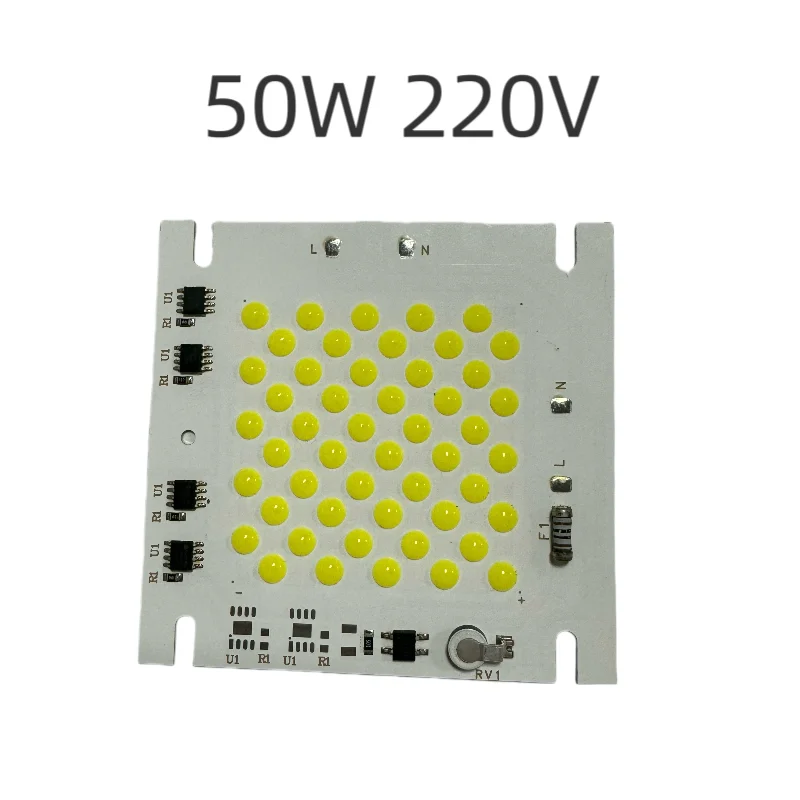 LED COB 5054 Black King Kong Light Bead 50W 100W White Warm 220V Smart IC Fit For DIY High Power Not Need Driver For Flood light