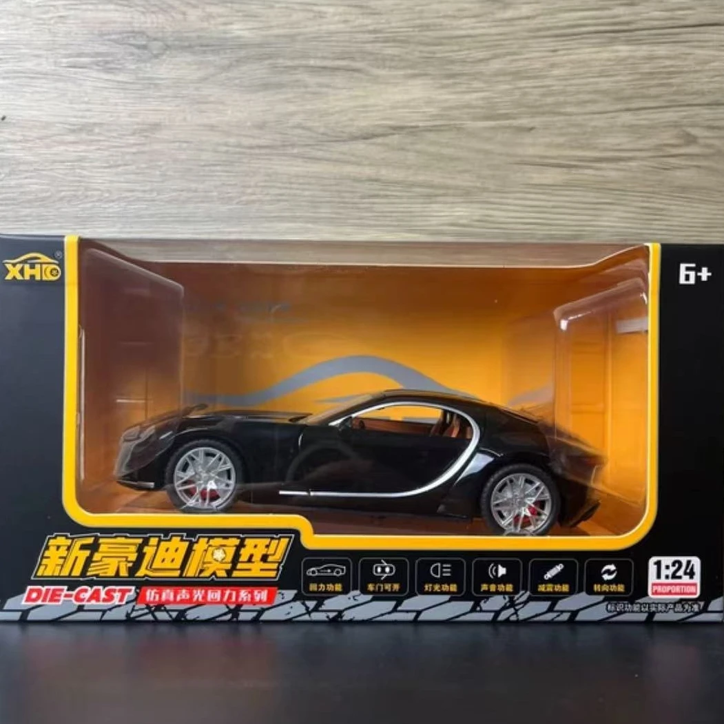 Bugatti – voiture de sport atlantique 1:24, haute Simulation, modèle de voiture en alliage métallique moulé, jouets pour enfants, collection cadeaux