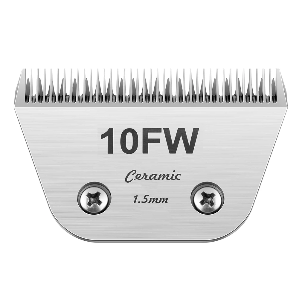 

STLF JW Hot Sale Pet Grooming Supplier Pet Clipper Blades Wide 10FW 1.5mm Ceramic A5 Clipper Blades
