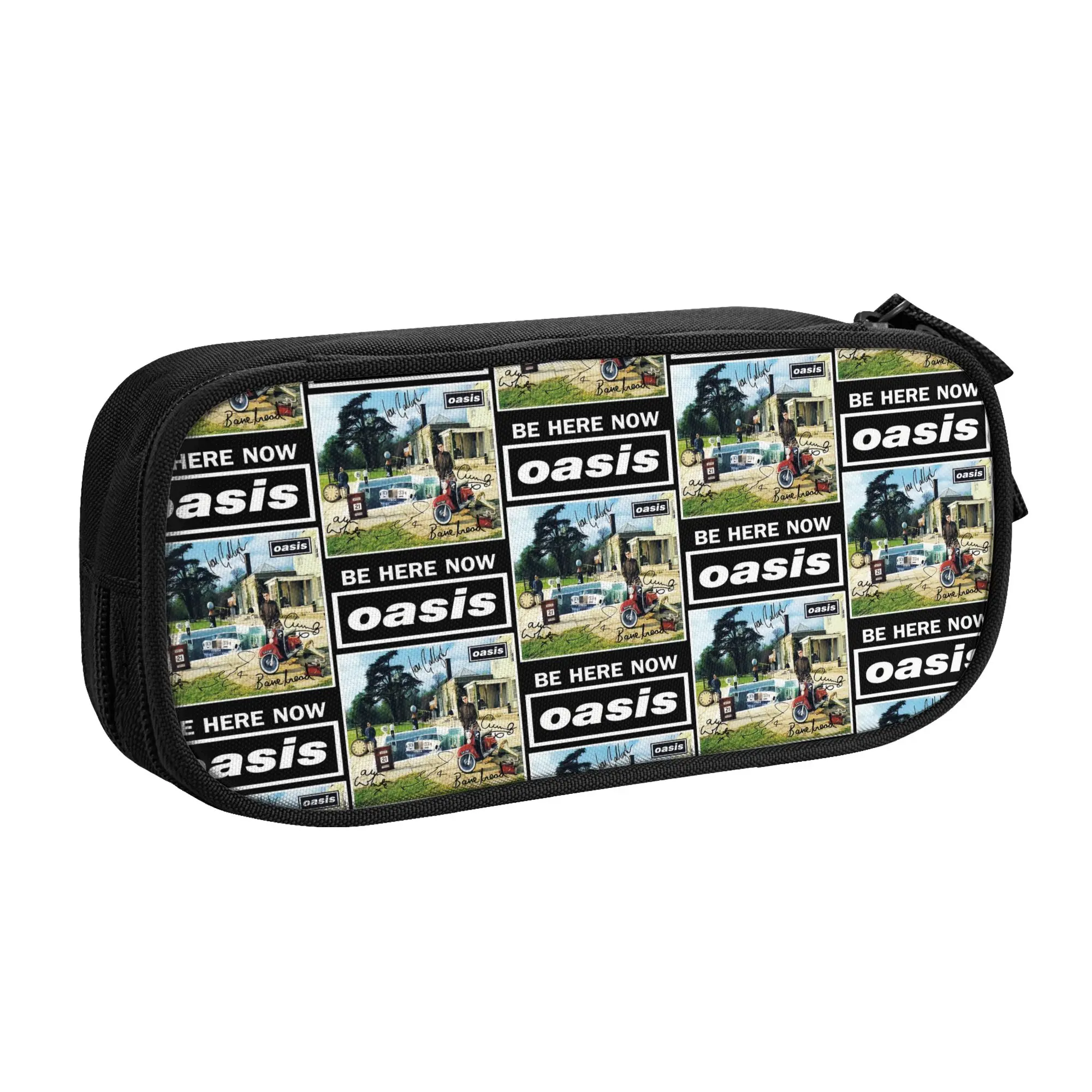 British Music Definitely Maybe O-Oasis  Korean Pencil Cases Girl Boy Large Capacity  Pencil Box Students Stationery