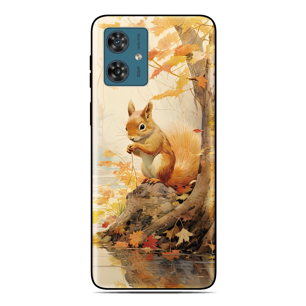 Cute Squirrel Back Cover For UMIDIGI G9 G9A G9C G9T Note 90 90C 90A G5 G6 G3 Power 5 5s 7 7s F1 A9 A11 A13 Pro Max Phone Case