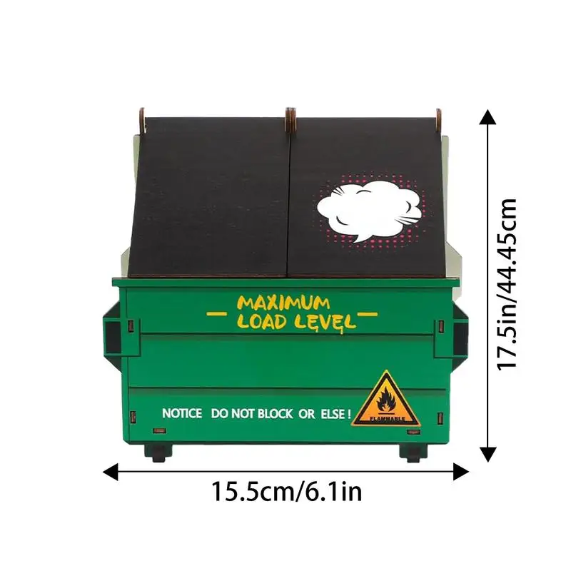مكتب القلم المنظم الملونة القمامة حامل النار مع لهب ملاحظة بطاقات خشبية قلم رصاص وعاء لمكتب القمامة النار حامل مكتب ل