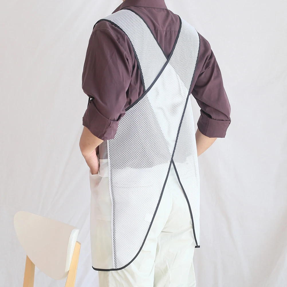 

1pc Waterproof Transparent Apron Premium Pvc Sleeveless Home Kitchen Use Multi-Function Work Apron For Women Men Keep