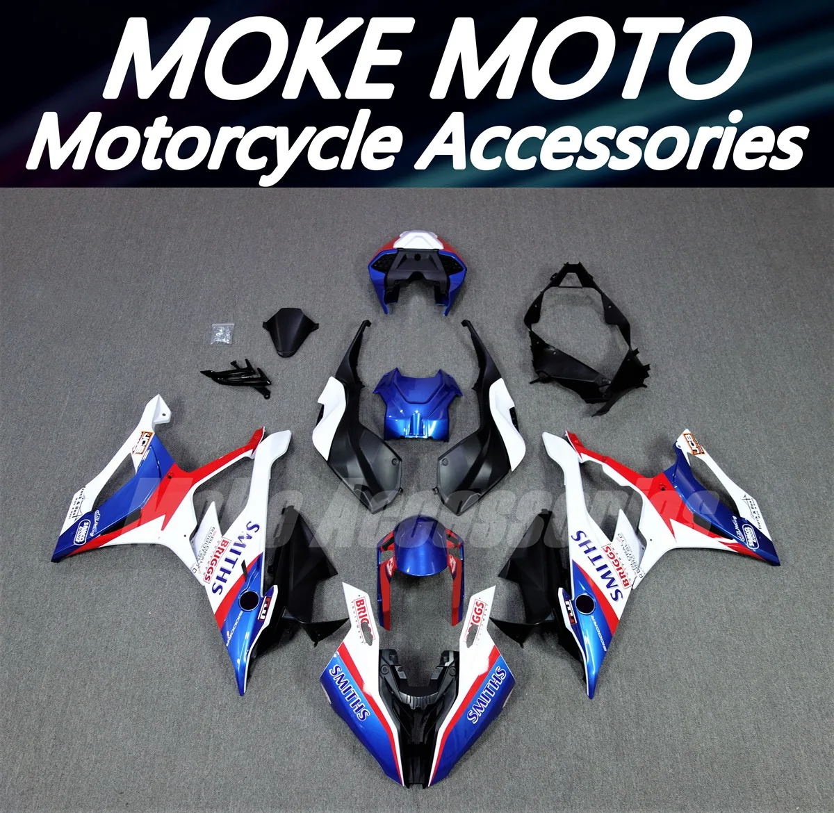 Kit carene adatto per M1000RR S1000RR 2019 2020 2021 2022 Set carrozzeria 19 20 22 iniezione di alta qualità rosso bianco blu