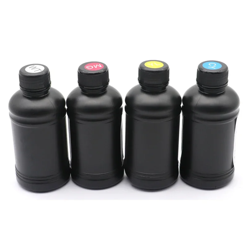 250ml LED UV Ink For DX4 DX5 DX6 DX7 DX10 TX800 XP600 Printhead For Epson 1390 L800 L1800 L805 R1800 R1900 UV Flatbed Printer