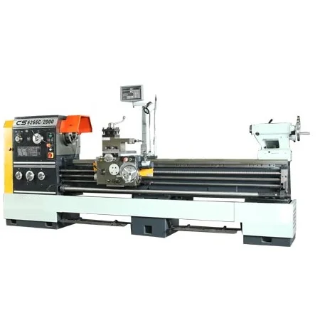 Torno fresadora Combo torno Universal C6266C Mesin Bubut Torno Para máquina de torno de Metal