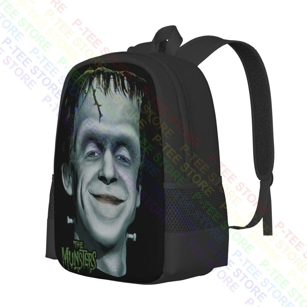 The Munsters Monster Sitcom Serie TV Herman'S HeadBack Borsa sportiva per la scuola di grande capacità