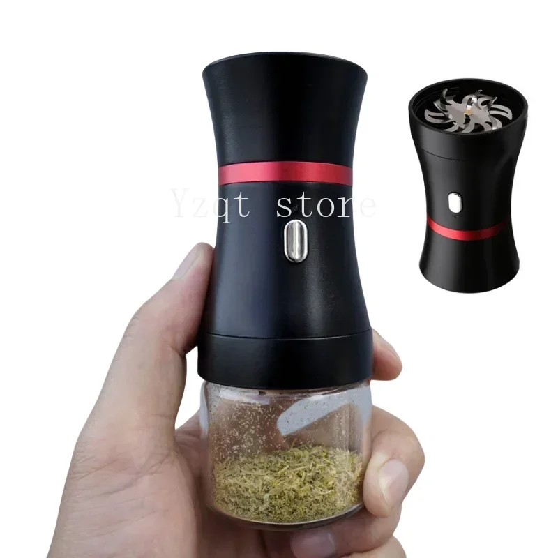 WE PUFF LTQ Electric Dry Herb Grinder 1100mAh Battery Cutting Tobacco Pipes Spice Herbal Crusher Grinders for Smoking Accesoires