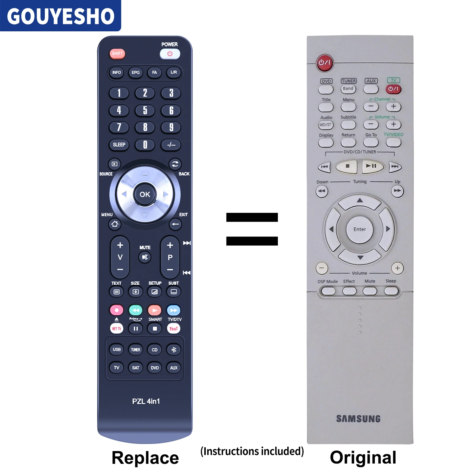 

New AH59-01101H Replacement Remote Control For Samsung TV TDM550, HTDM150