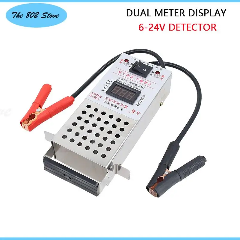 

For Car Battery Tester Automotive Load Analyzer Charging System Test Tool 6-24V detector