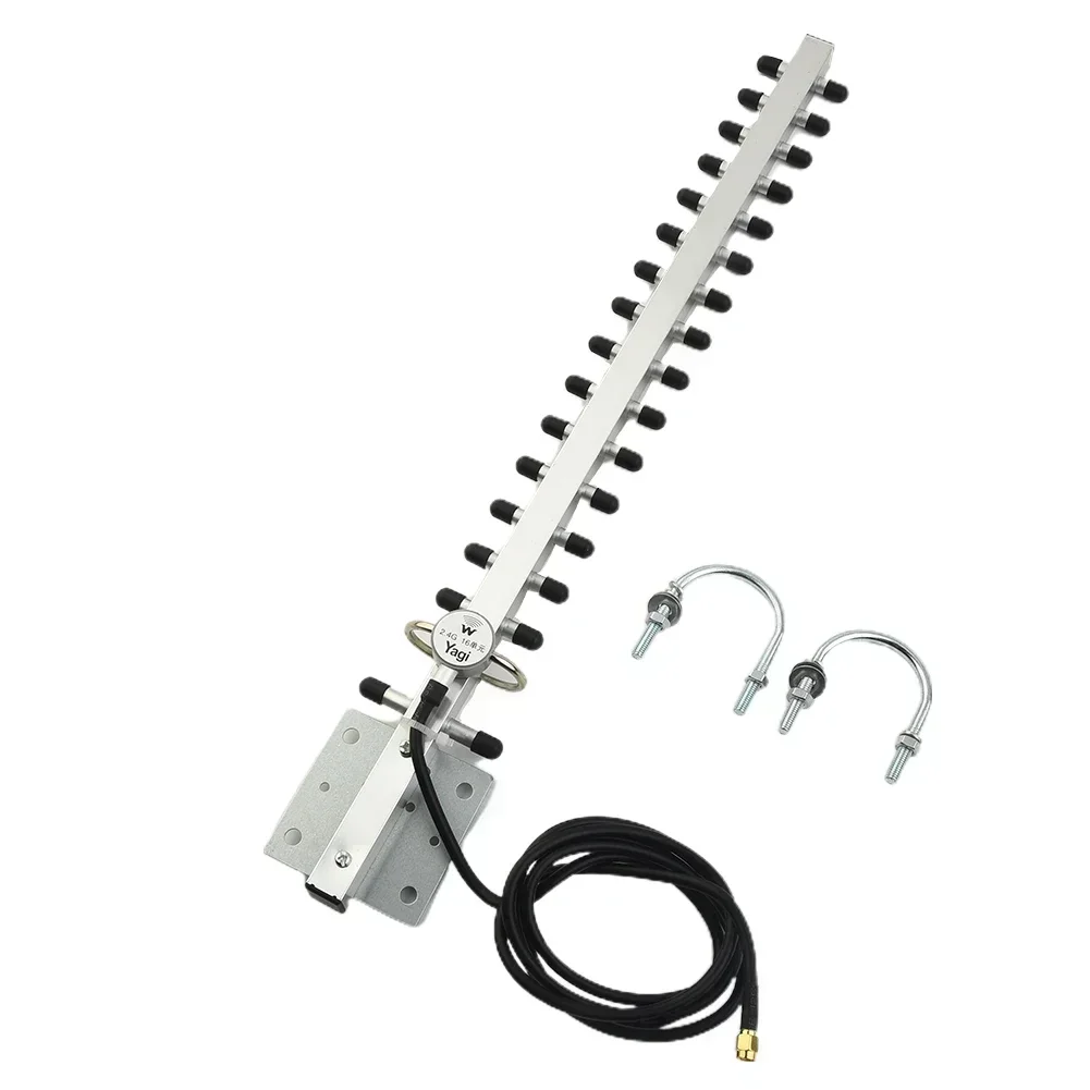 Imagem -04 - Antena Wifi Externa Direcional com Ganho de 25dbi Compatível com Rpsma 4ghz para Sistemas de Roteador para Alcance Estendido