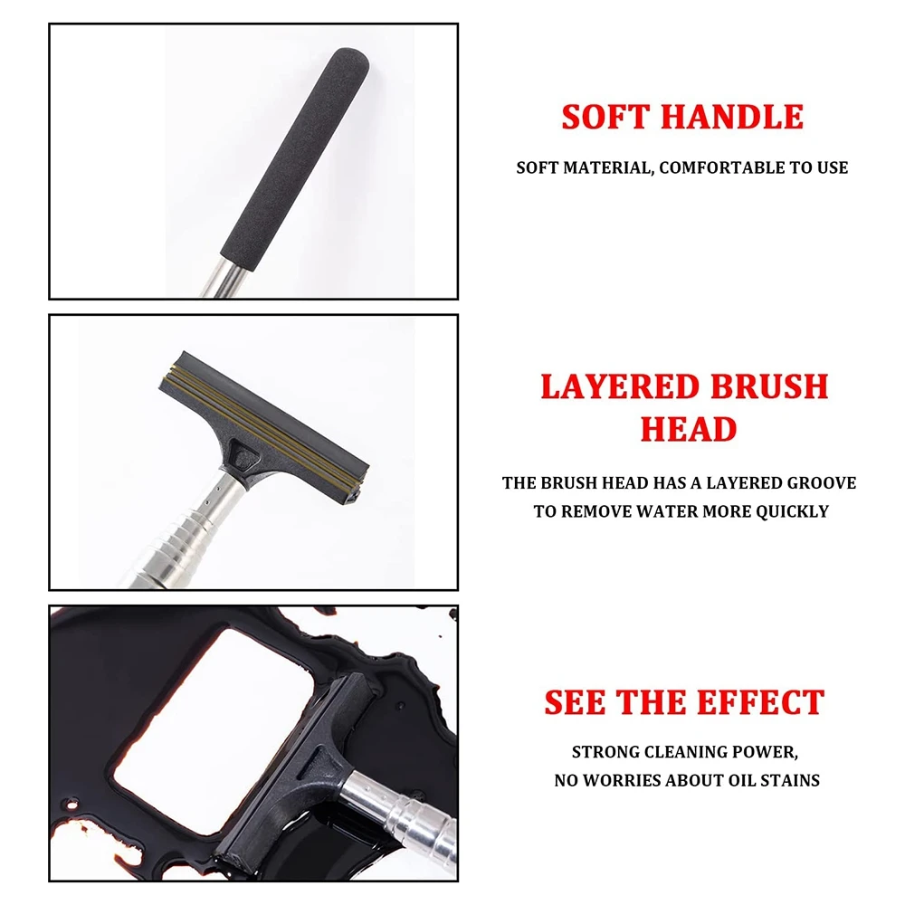 Super Sale Car Retractable Rearview Mirror Wiper Adjustable Car Rearview Door Mirror Brush Mirror Wiper with Layered Brush Head