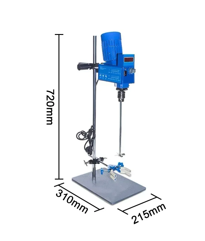 

-High Quality Electric Lab Digital Laboratory Agitator Overhead Stirrer Paint Agitator Mixer