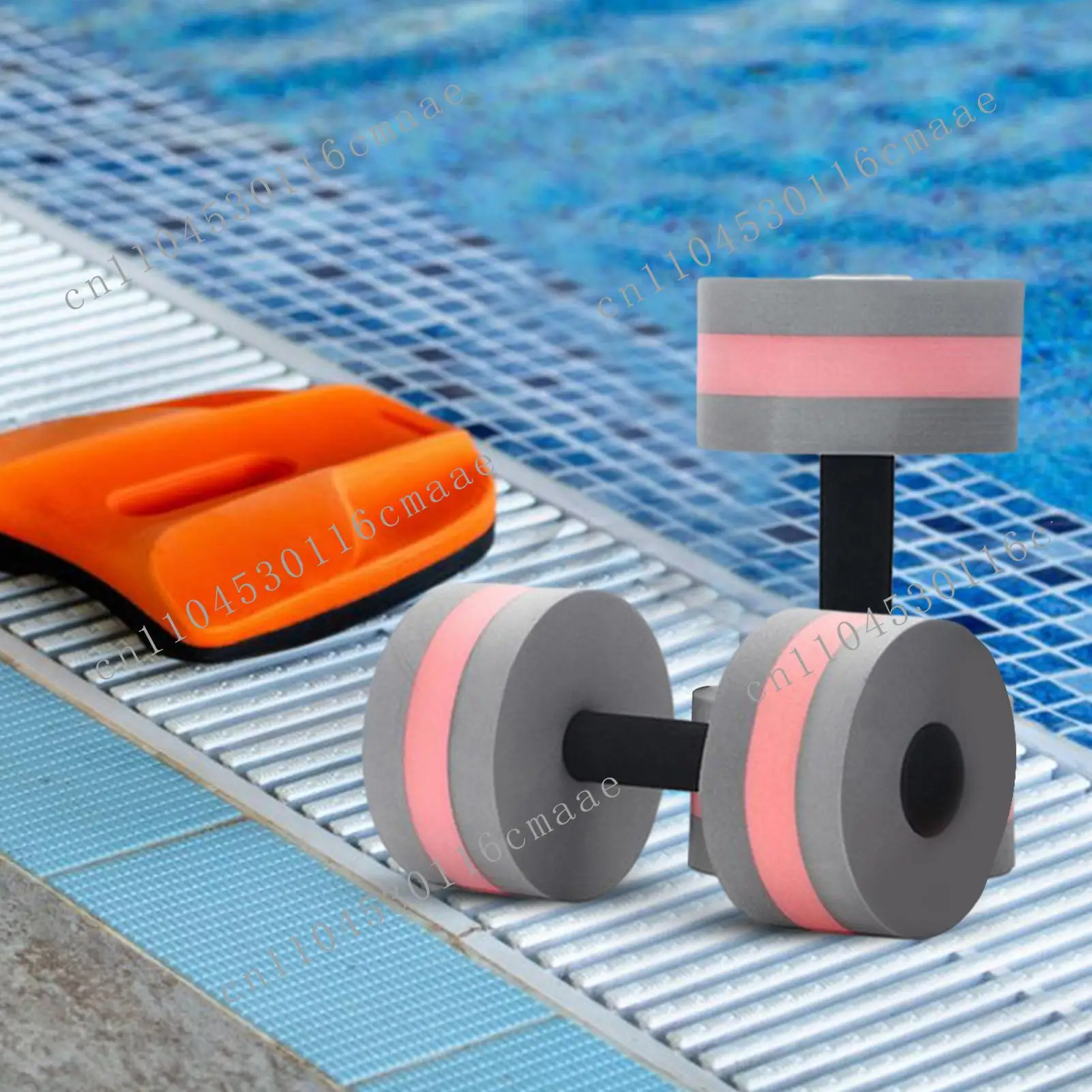 

New Dumbbell Water Foam Floating Dumbbell Swimming Pool Water Sports Barbell