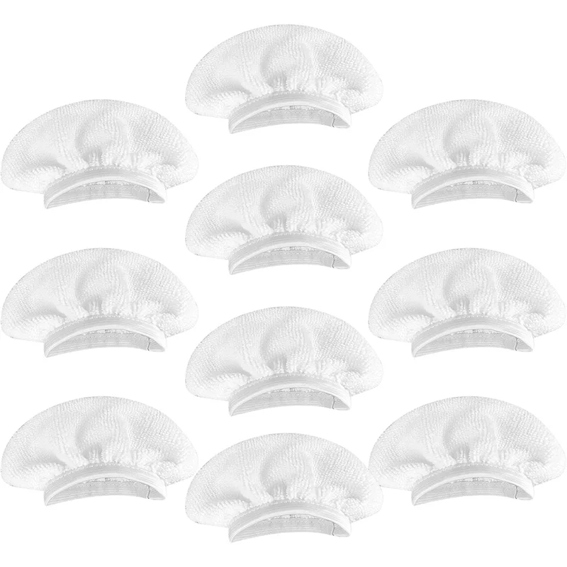 

B59B-For Bissell For Steam Shot Dupray Wagner Mcculloch Pursteam Compatible 10-Pack Microfiber Cloths For Handheld Steam Cleaner