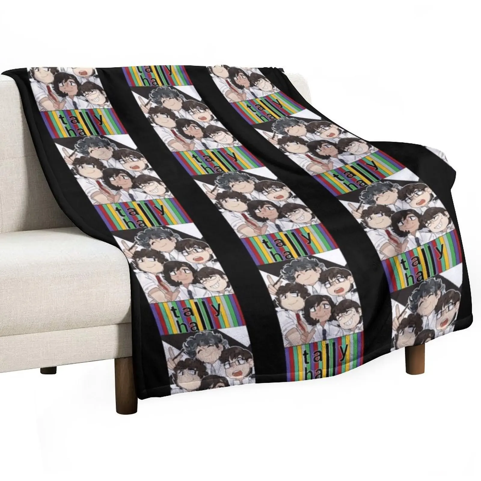 Tally Hall Band Anime Throw Blanket Multi-Purpose Summer Beddings Soft Beds Cute Plaid Softest manga Blankets