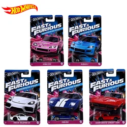 Coche de ruedas originales para niños, modelo Fast & Furious 1:64, fundido a presión, Ford GT40, Corvette, Stingray, Coupe, Honda, Mazda, regalo de cumpleaños