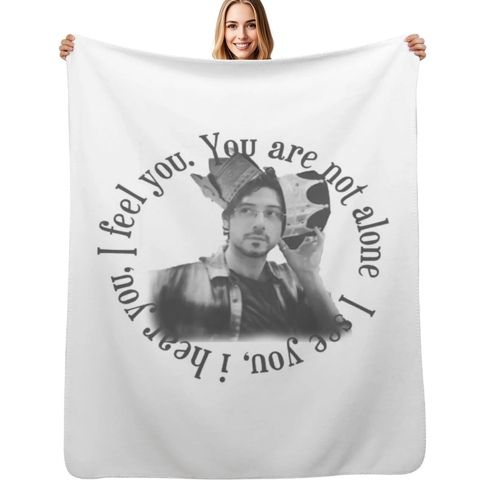 

Hale Appleman Tweet of hope Throw Blanket All Season Lightweight Soft Blanket for Bed