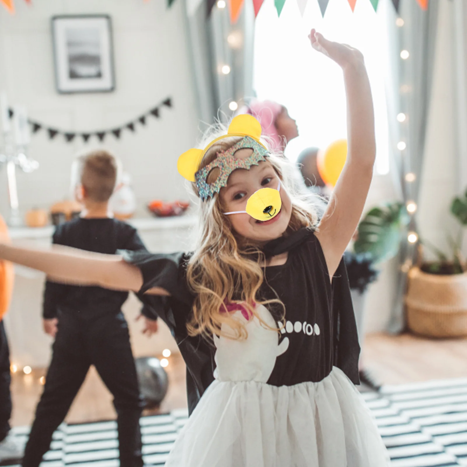 1 Zestaw Nakrycia Głowy z Motywem Szopa Praczego, Kostium Zwierzęcy do Cosplayu, Unikalny Design, Lekki, Kostium do Przedszkola, Akcesoria na Halloween