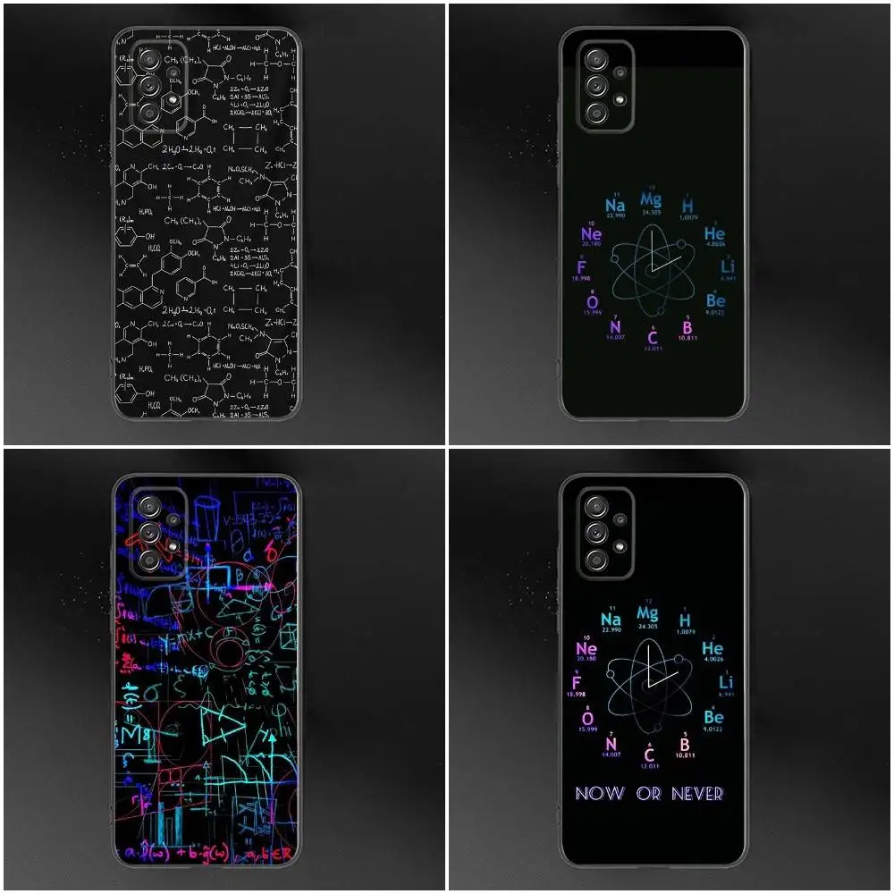 

Chemical Elements Phone Case For Samsung Galaxy S25,S24,S21,S22,S23,S30,Ultra,S20,Plus,Fe,Lite,Note,10,9,5G Black Cover