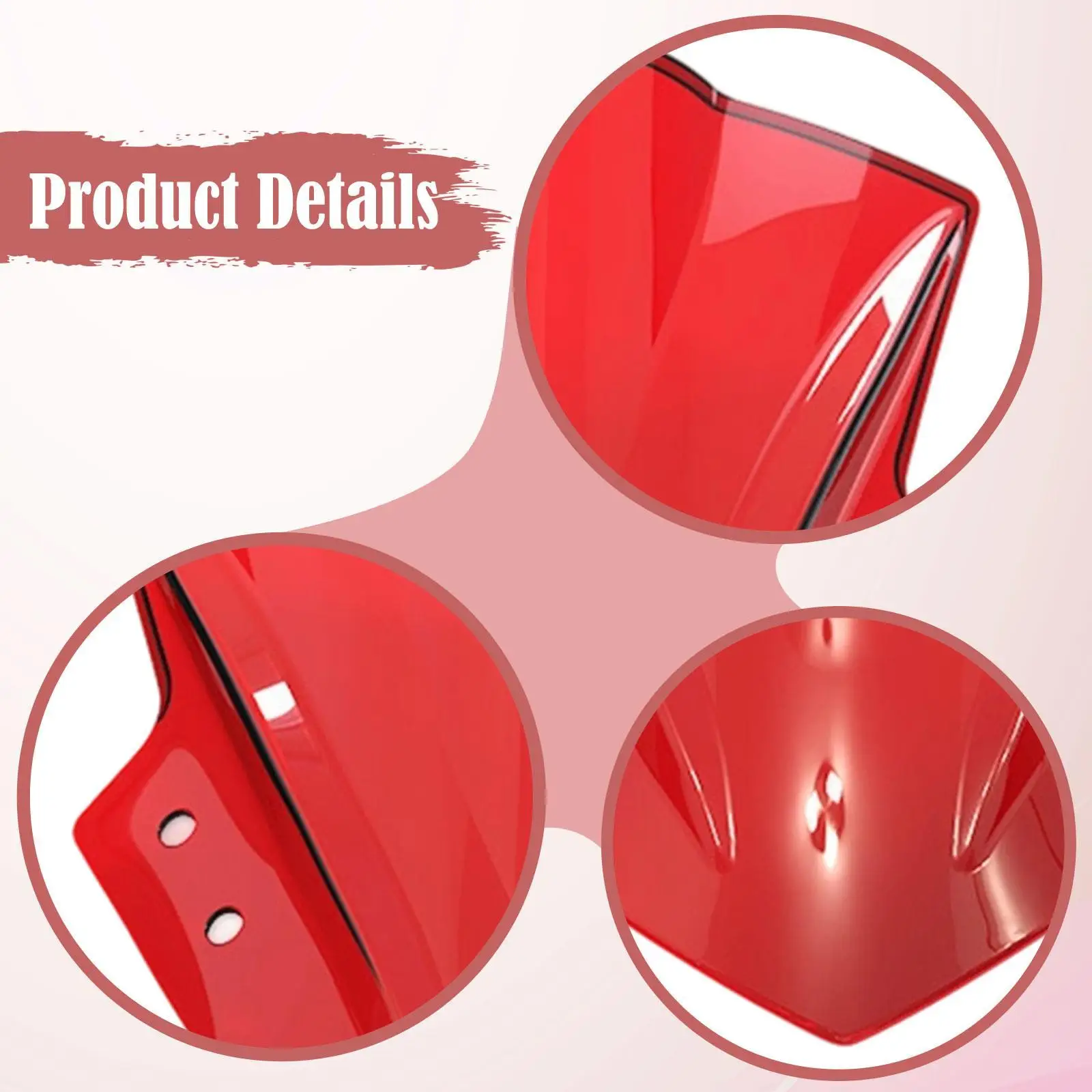 Motorcycle Windshield Windscreen Protection Spare Comfortable Riding Parts PC Replaces Wind Deflector for Ninja EX300R