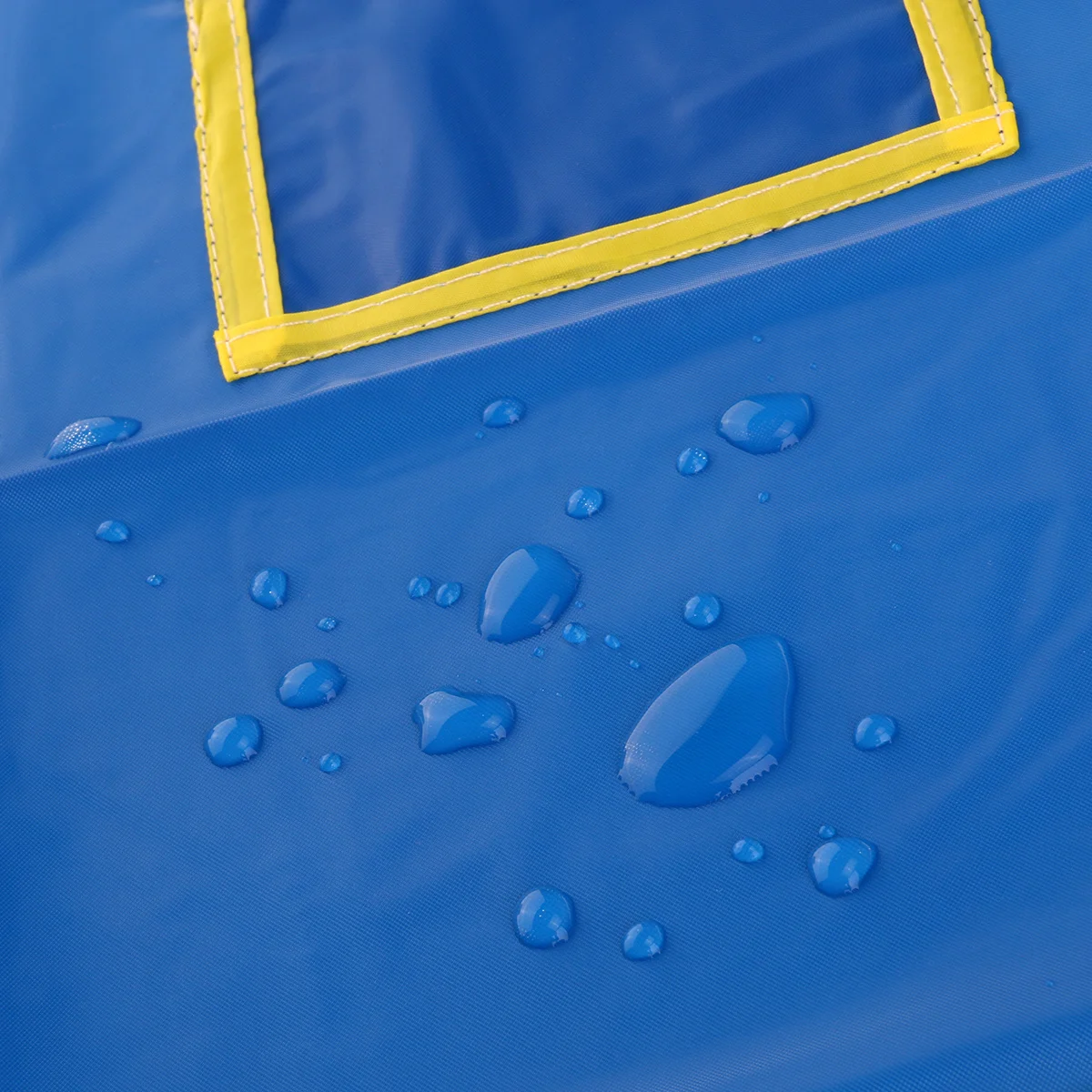 

Children Painting Smock Waterproof Cloth Blue 19x187 Inch Art Apron with 4 Pockets for Drawing Craft Protection Kids 3-12 Years