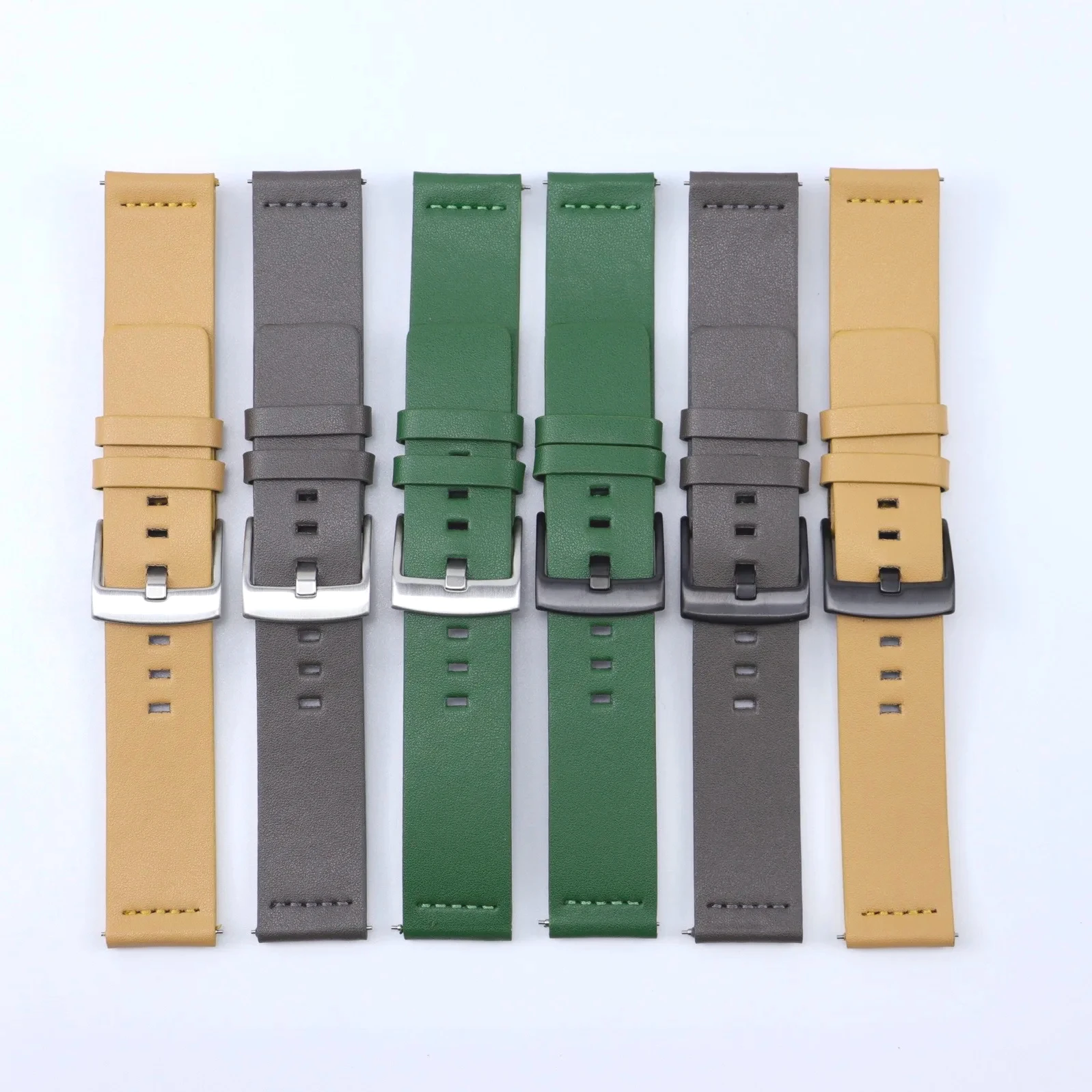 Z26 Genuine leather Watchbands 18 20 22 24mm For Samsung Watch 46mm 44mm 42mm 40mm Strap For Huawei Watch For moto360 II