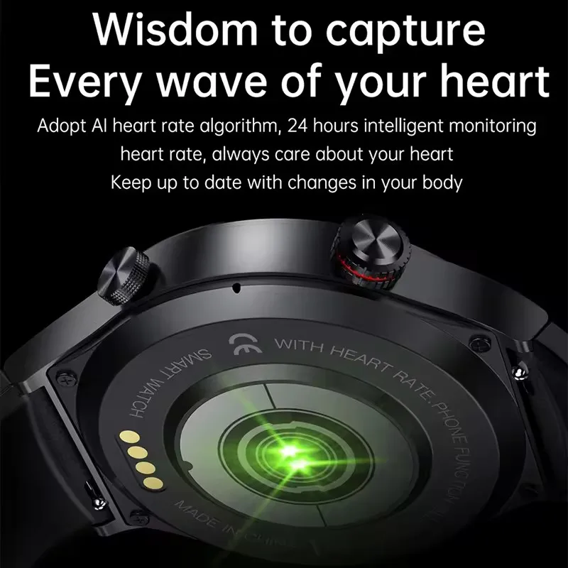 2025 NFC Bluetooth Call Smart Watch Men Full Screen GPS Sports Bracelet Waterproof ECG Health Monitor SmartWatch for IOS Android