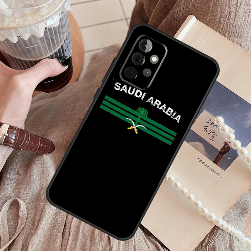 Saudi Arabia Flag Funda Phone Case For Samsung Galaxy A34 A14 A54 A24 A52 A32 A22 A12 A51 A71 A53 A33 A23 A13