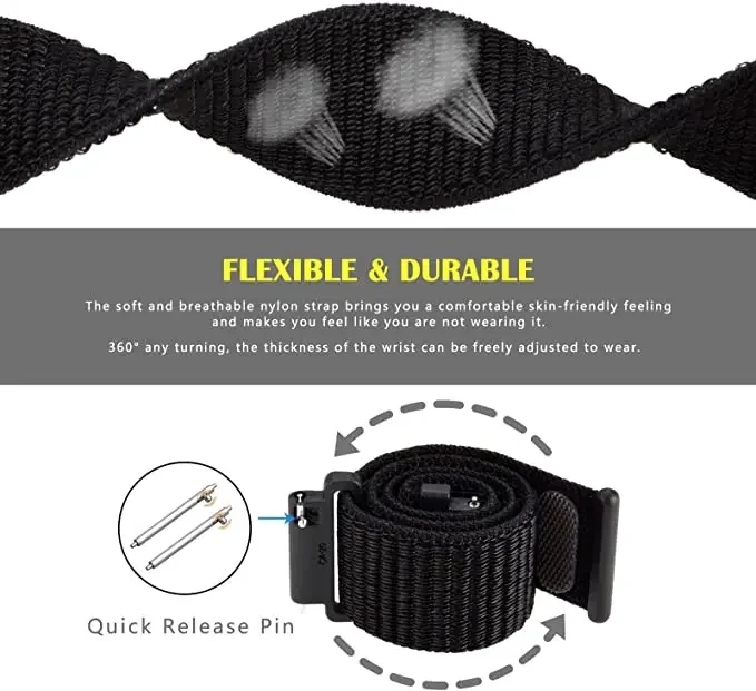 20mm 22mm Woven Nylon Loop Strap For Haylou Solar Lite/Pro/Plus RT3 Sport Bracelet For Haylou RS4 Plus GS GST Lite RT2 WatchBand