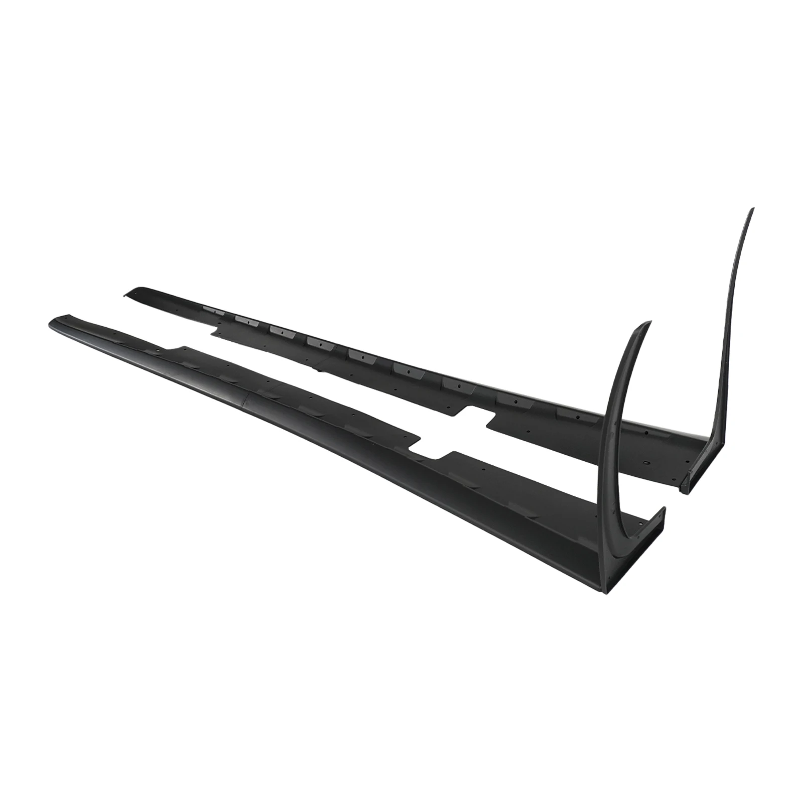 6PCS Car Side Skirt &Mudguard For Chevrolet Corvette C5 1997-2004 All Model Glossy Black Carbon Fiber Look Auto Accessories view 6