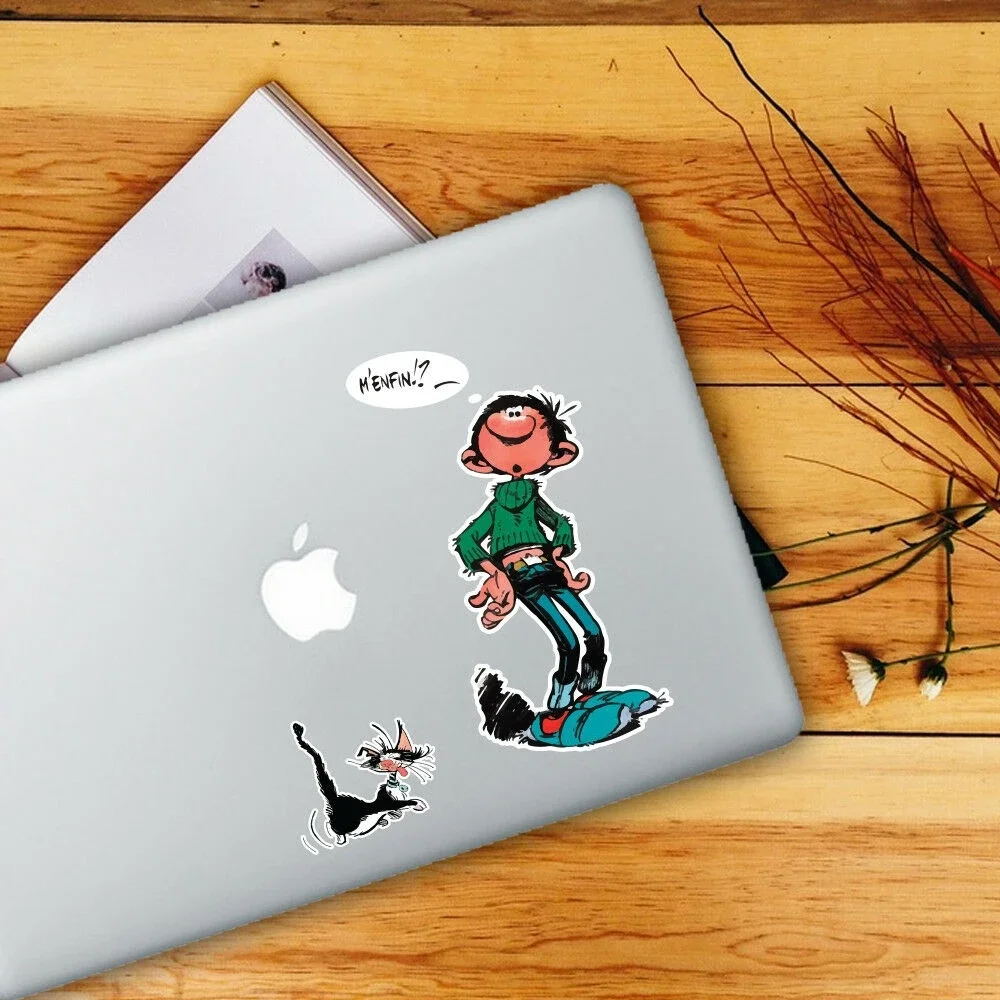 

For Gaston Lagaffe / MacBook Stickers / Stickers for laptops