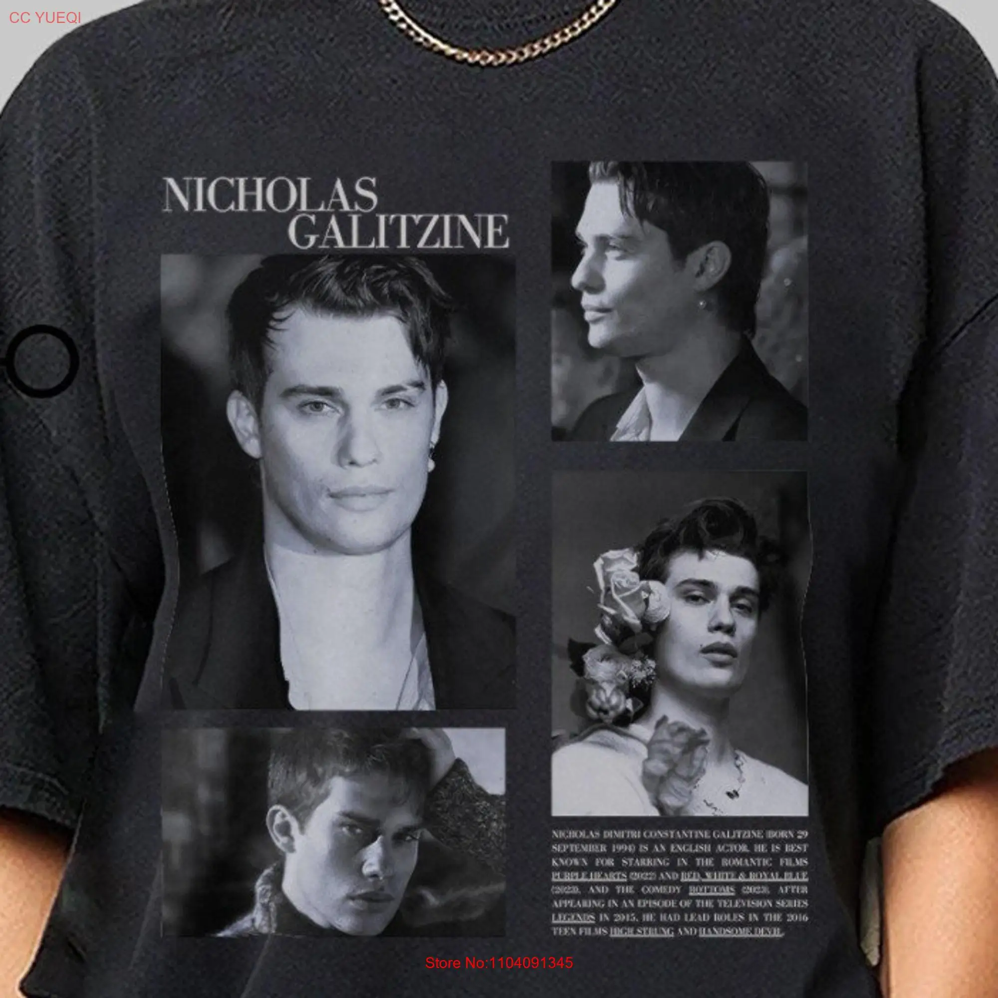 Limited Nicholas Galitzine T Shirt for Men and Women long or short sleeves