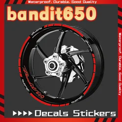 NEW Wheel Sticker For Bandit650 Bandit1250 Motorcycle Front Rear Tyre Rim Stripe Reflective Decals Sticker BANDIT 650/1250