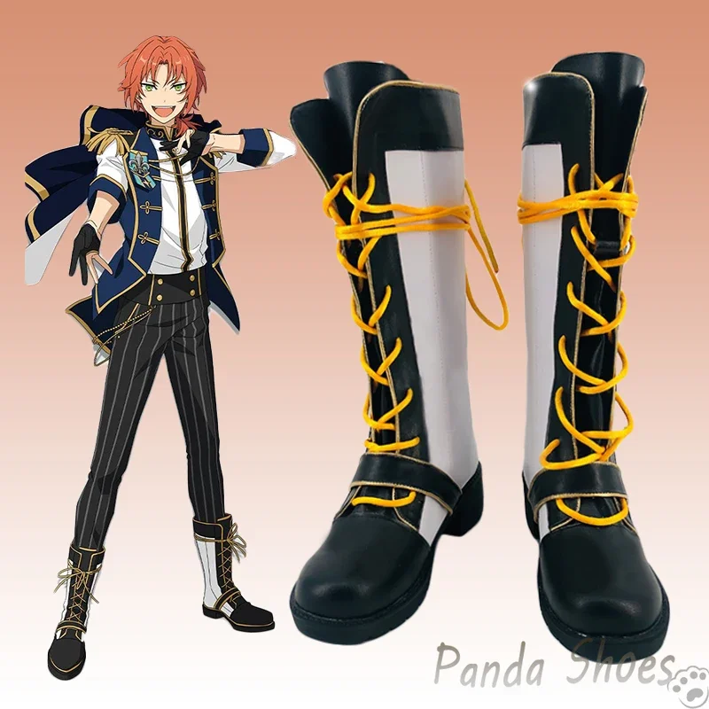

Ensemble Stars Tsukinaga Leo Обувь для косплея Аниме Игра Cos Сапоги Рыцари Лев Косплей Костюм Опора Обувь для Con Halloween Party