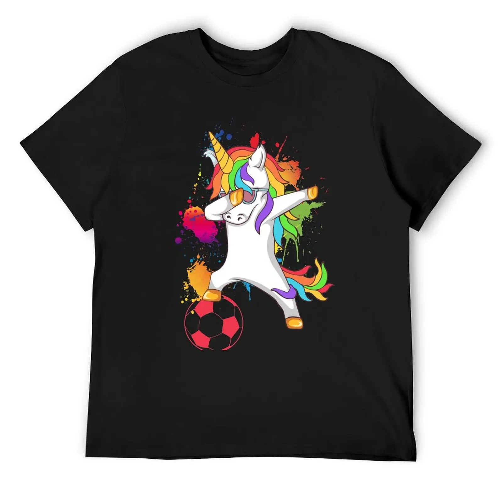 Dabbing football unicorn T-Shirt Aesthetic clothing cute clothes shirts graphic tee men