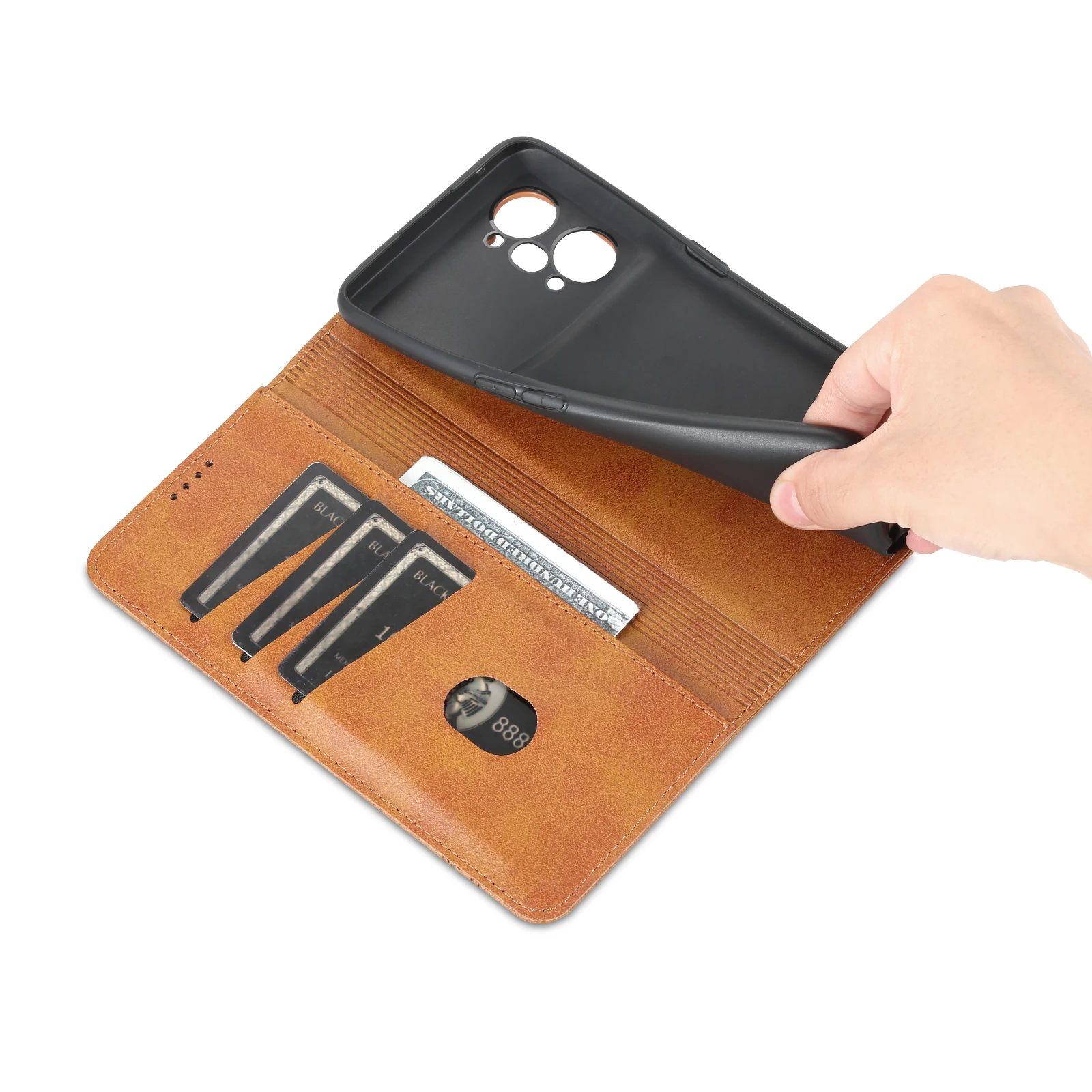 محفظة جلدية جراب هاتف ل ممن لهم K10 برو K9 K9S K9X K7X 4G 5G F19 Pro زائد F21Pro F17 F15 فليب حامل بطاقة فتحة غطاء كوكه