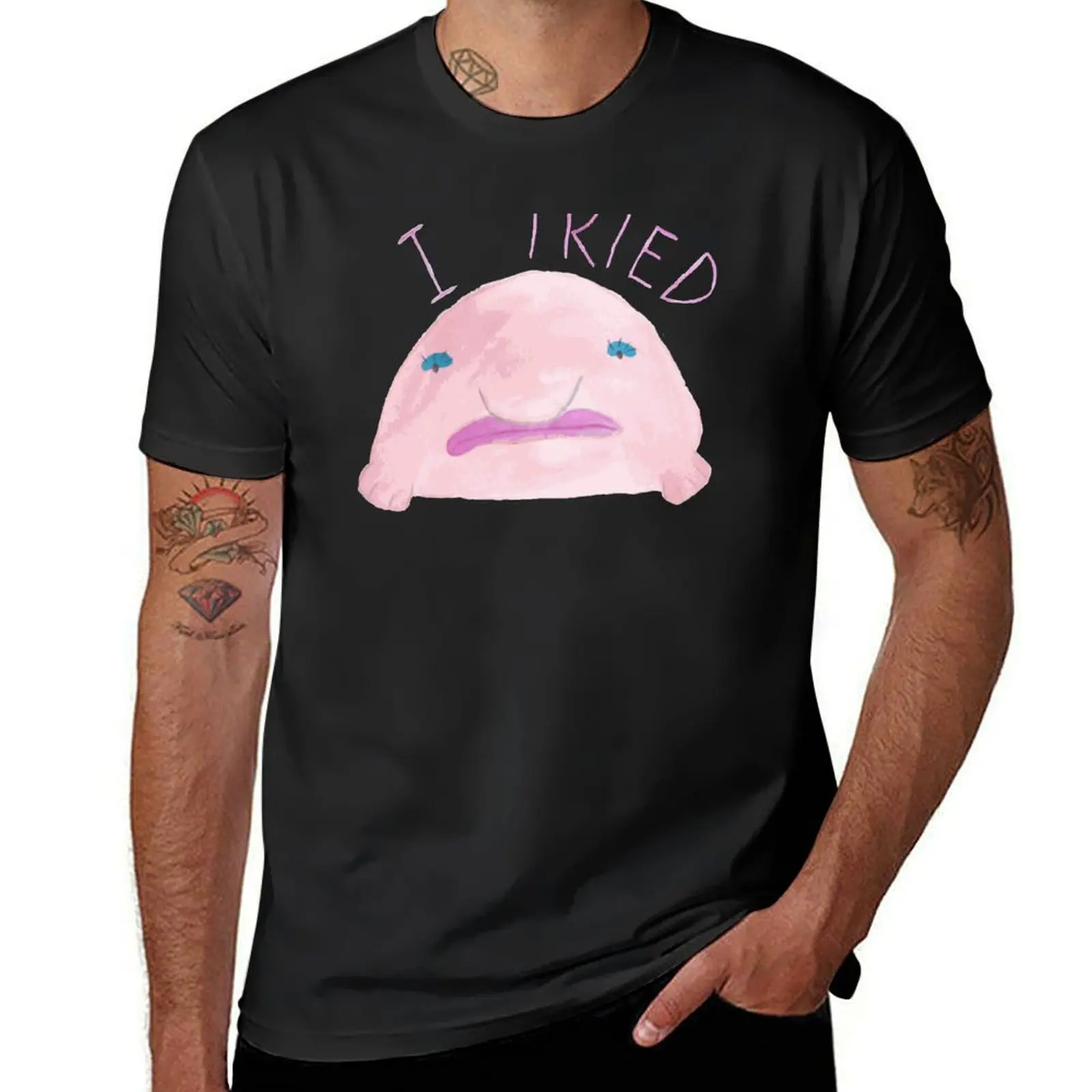 ベリンダ　ザ　ブロブフィッシュ Belinda the Blobfish T-Shirt oversized vintage summer clothes men clothings