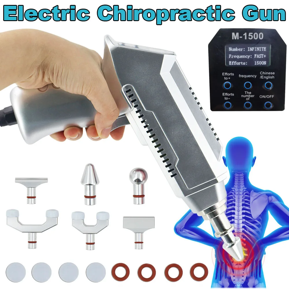 

2022 New Electric Chiropractic Adjusting Tool Spine Correction 1500N Adjustable Intensity Treatment Cervical Relaxation Massager