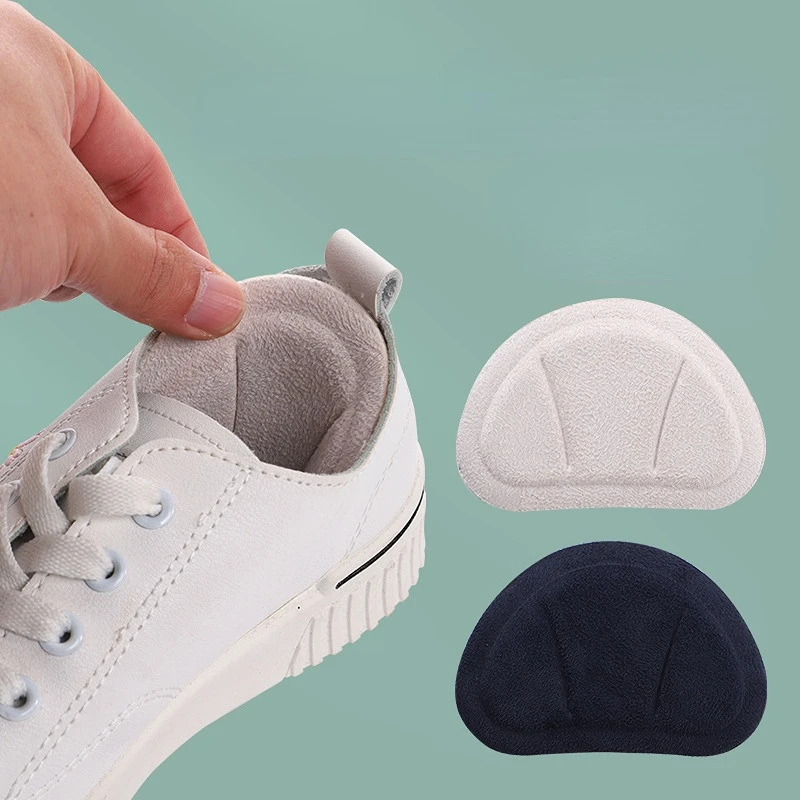 Adesivo per tallone per scarpe Solette per scarpe da ginnastica Uomo Donna Cuscinetto per tallone Riduttore di dimensioni Cuscinetti per tallone Fodera Grip Protezione Pad Inserti per alleviare il dolore