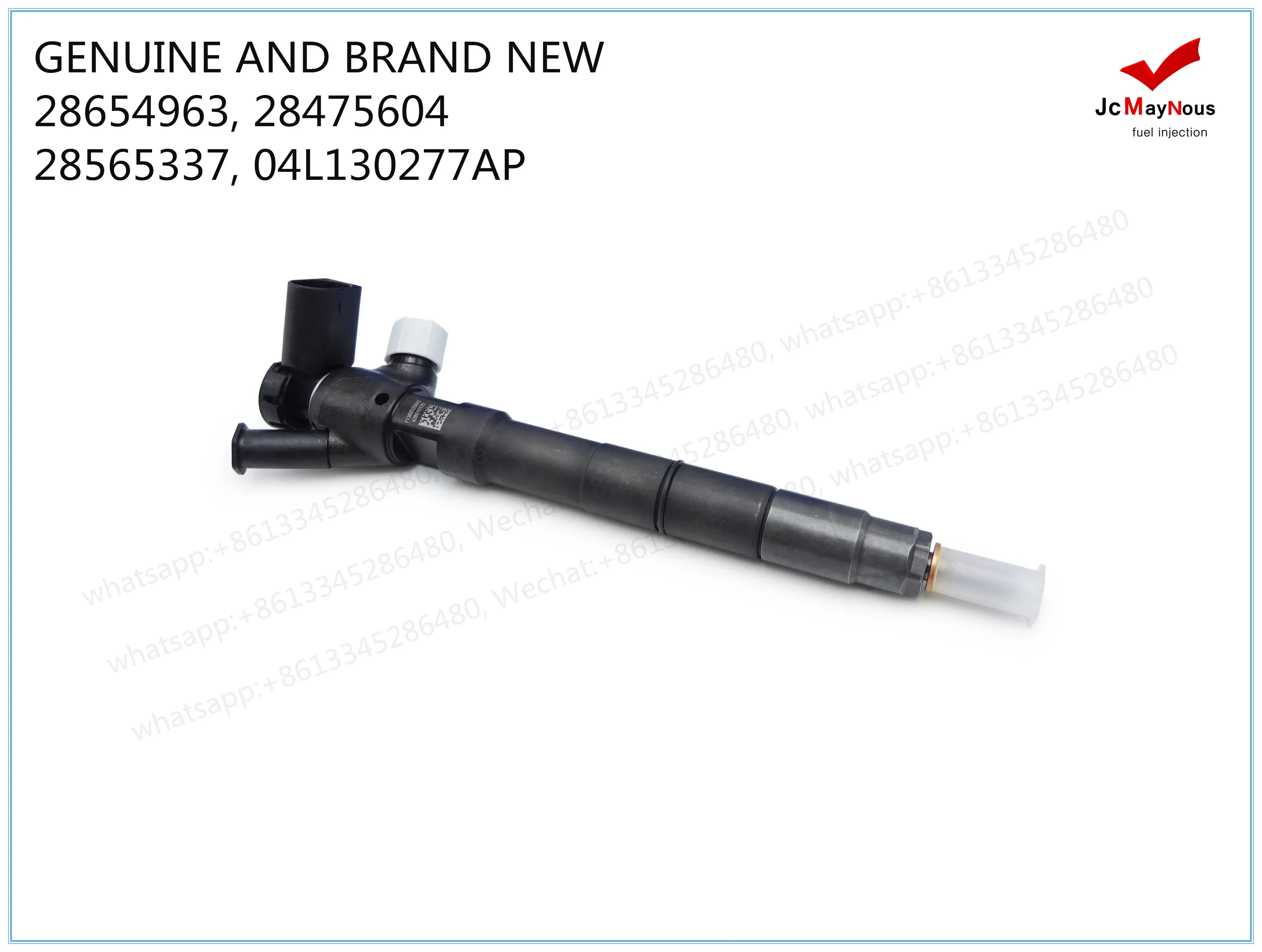 GENUINE AND BRAND NEW DIESEL COMMON RAIL FUEL INJECTOR 28654963 28475604 28565337 04L130277AP